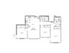 3 Bed 2 Bath Floor Plan 3 Bed + 2 Bath